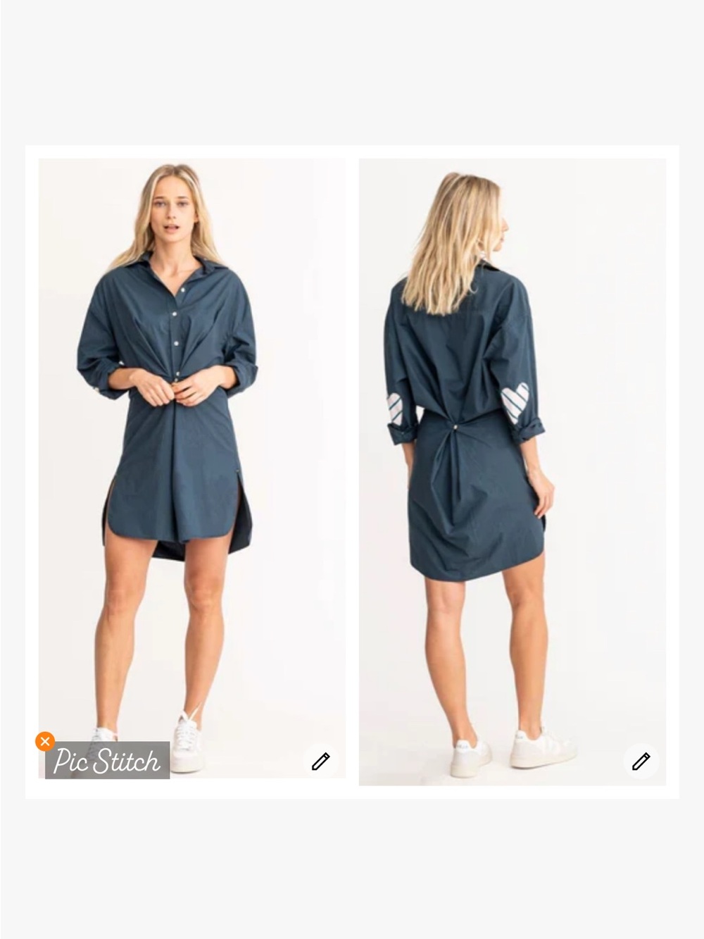 Kerri Rosenthal Lilli Shirtdress in Midnight